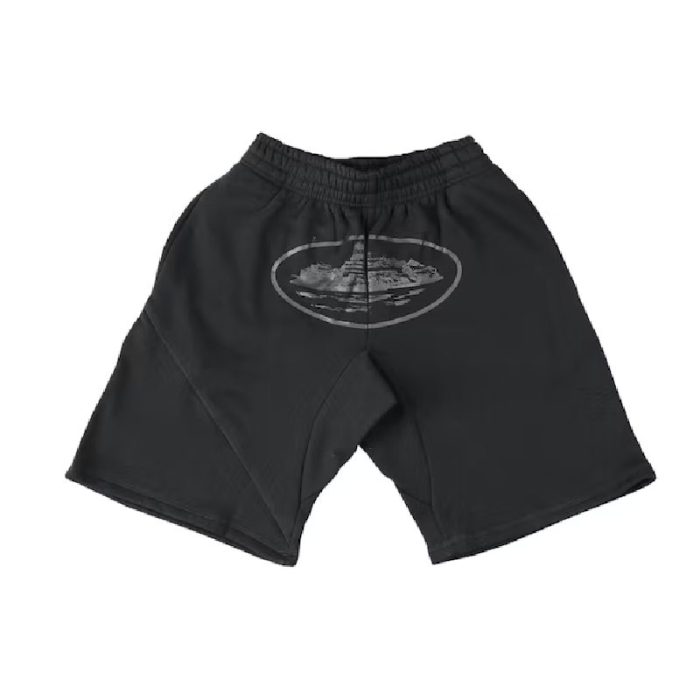 corteiz-alcatraz-shorts-triple-black