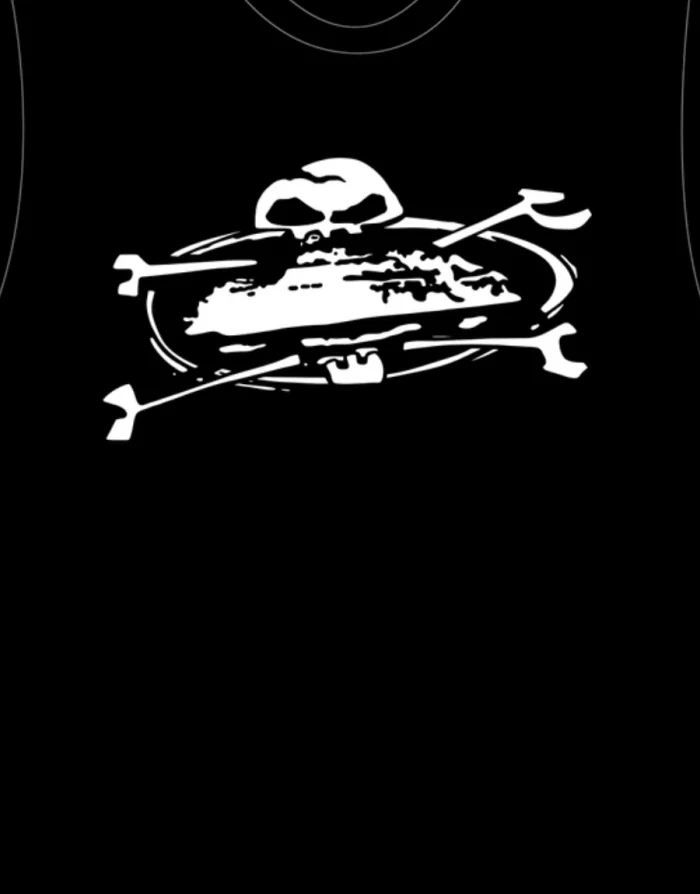 Corteiz Alcatraz Skull T shirt Black 2