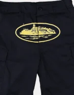 Corteiz Guerillaz 21 Shorts BlackYellow 1