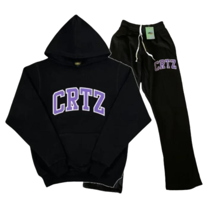 Corteiz Tracksuit Black CRTZ